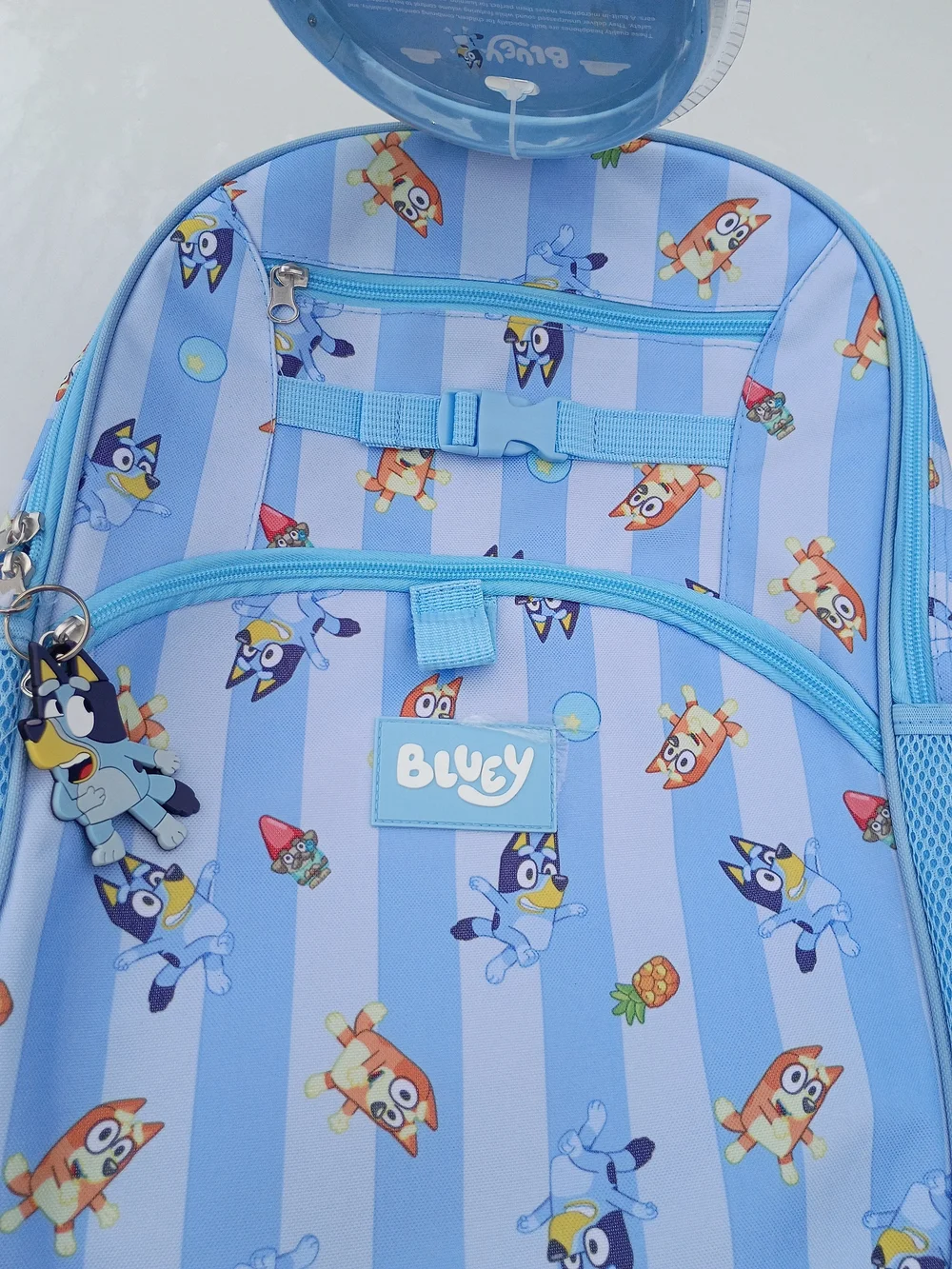 Bluey Kids Backpack with Matching Light Blue Headphones - Blue